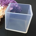 Molde de silicona transparente cubo 50*50*50mm