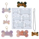 Molde de silicona mix de placas huesito