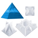 Molde de silicona pirámide 3D 14.2*14.2cm