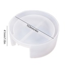 Molde de silicona porta posavasos 10.3*4cm