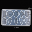 Molde de silicona formas colgantes 169*93mm