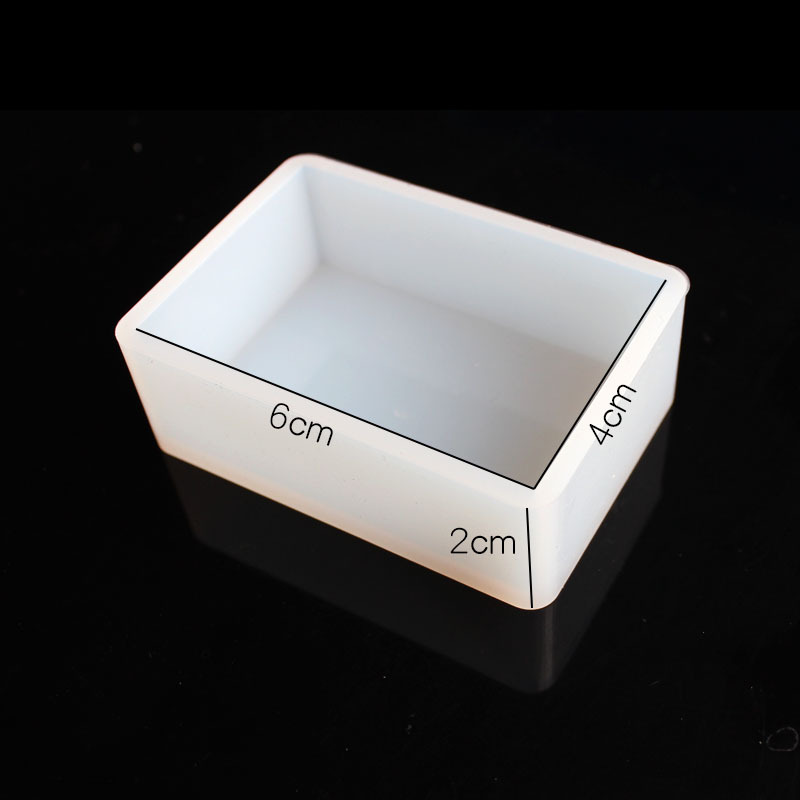 Molde de silicona rectangular 3D 6*4*2cm