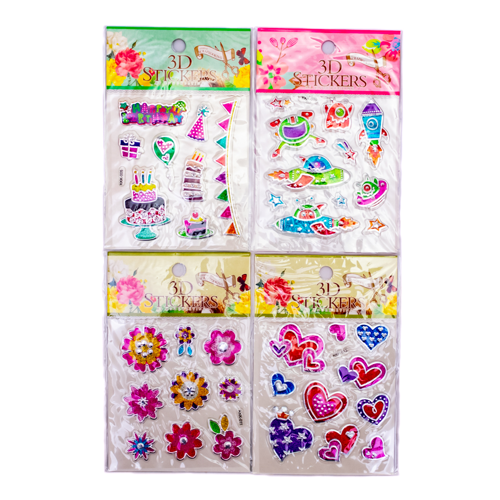 Sticker 3D diseño infantil