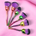 Brocha forma flor 6 piezas