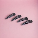 Hebilla tic tac 5.5cm negro 12 piezas