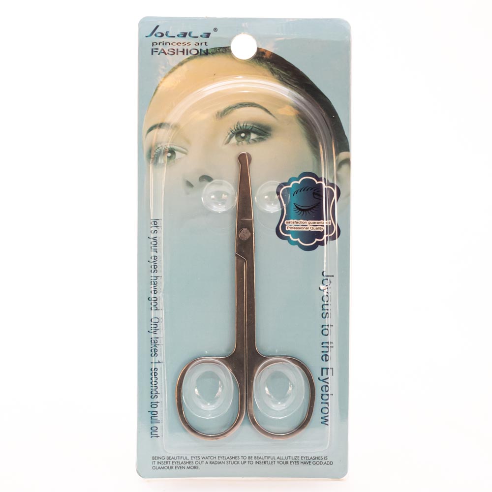 Tijera de metal para cejas