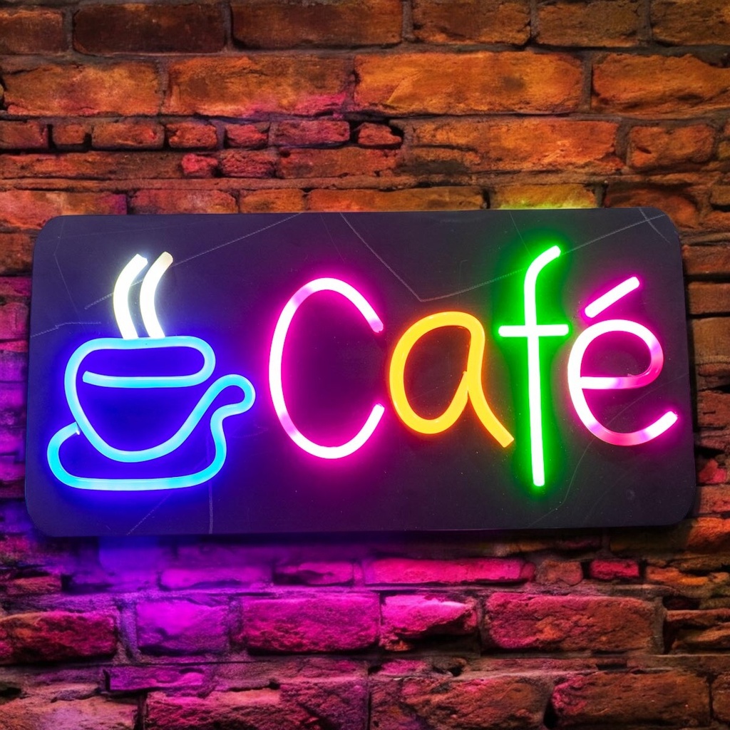 Cartel electronico CAFE 46*22cm