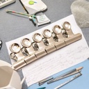 Pinza para papeles 3cm 6 piezas