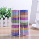 Cinta adhesiva liso decorativa 10PC