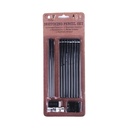 Kit, lápiz, sacapuntas y borrador 14 pc