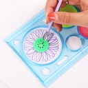 Regla espirografo de plastico