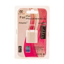 Cargador con entrada USB