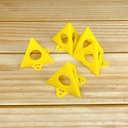 Soporte cono amarillo 1 unidad