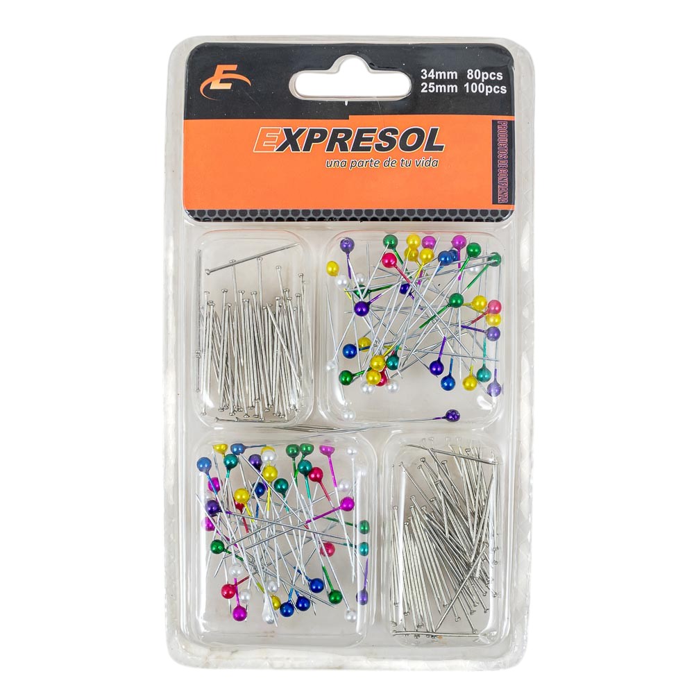 Paquete de alfiler 180pc EXPRESOL
