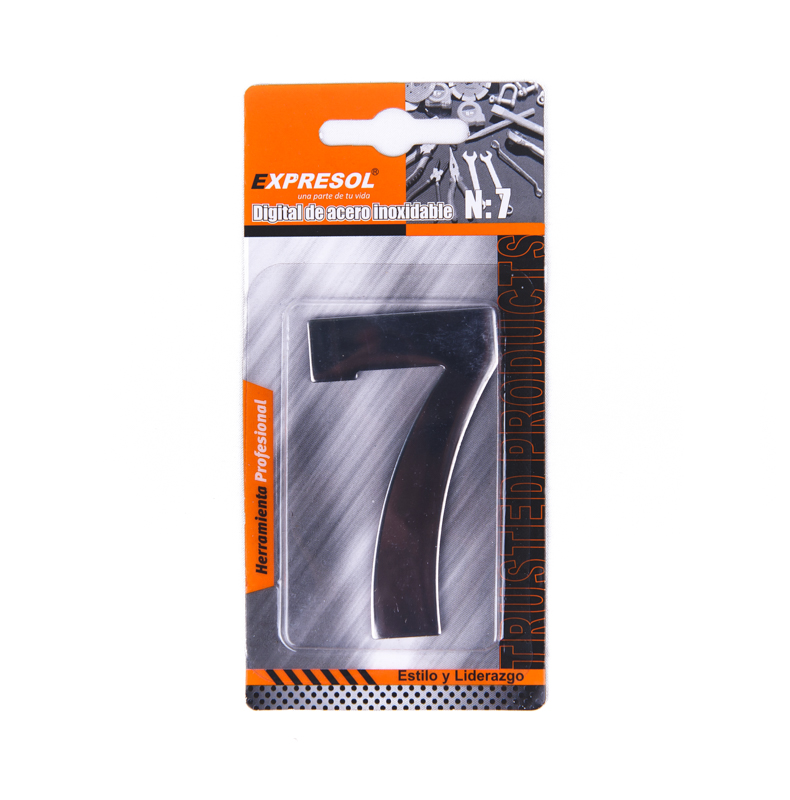 Numero 7 acero inoxidable Expresol