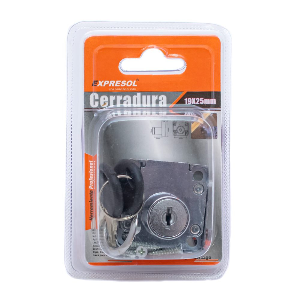 Cerradura 19*25mm EXPRESOL