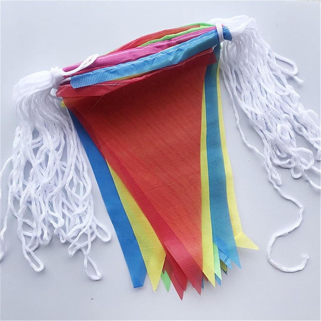 Banderín de tela 10 tiras 10m