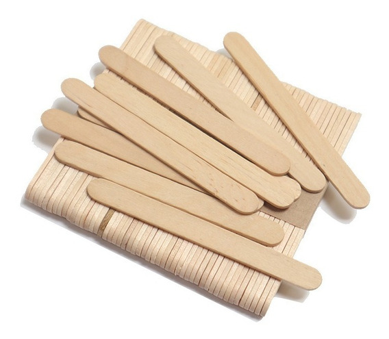 Palito de helado madera 50 unidades