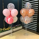 Globos con base mas soporte 7 piezas