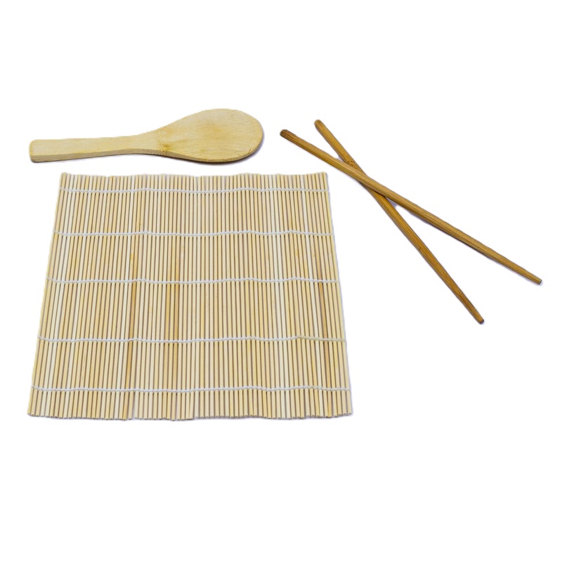 Kit para sushi de bambú 3 piezas