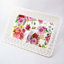 Bandeja rectangulo con diseños 45*32cm