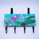 Organizador con 4 ganchos 25*10cm