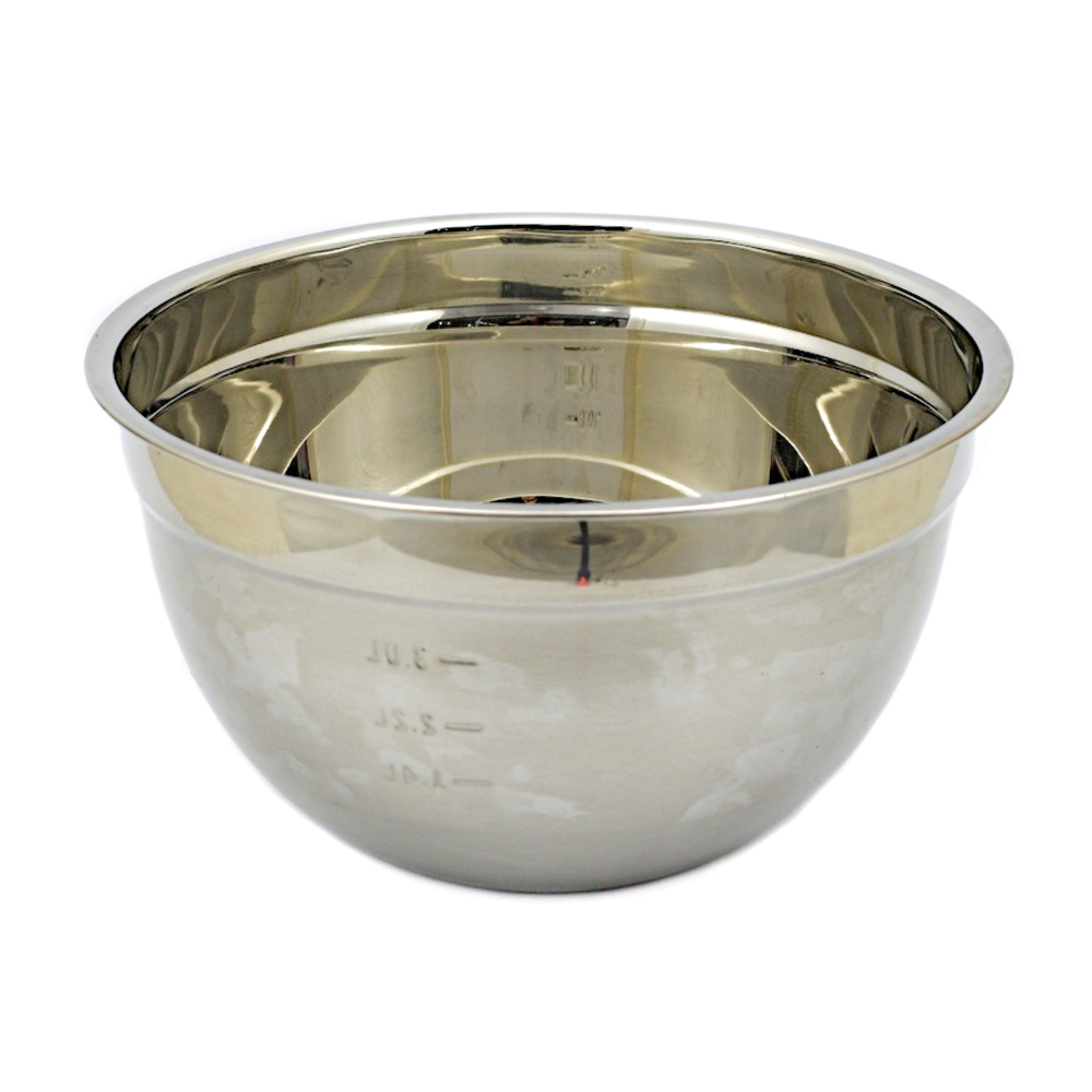 Bol inox hondo con medidor 26cm