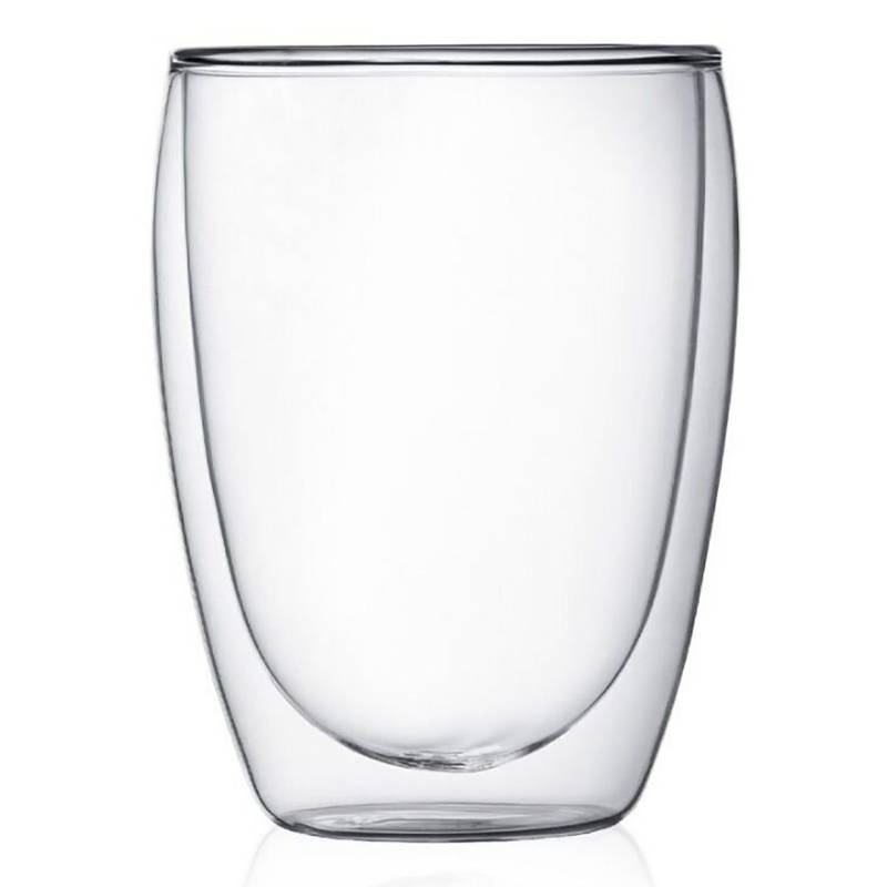 Vaso vidrio doble cristal 350 ml