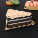Molde para torta metalizado 100pc triangulo