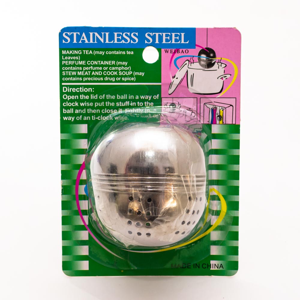 Colador para té y semilla de metal