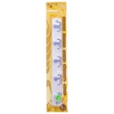 Gancho de plastico 5 cabezas