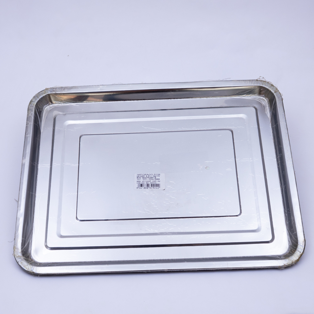 Bandeja inoxidable playo 35*45cm