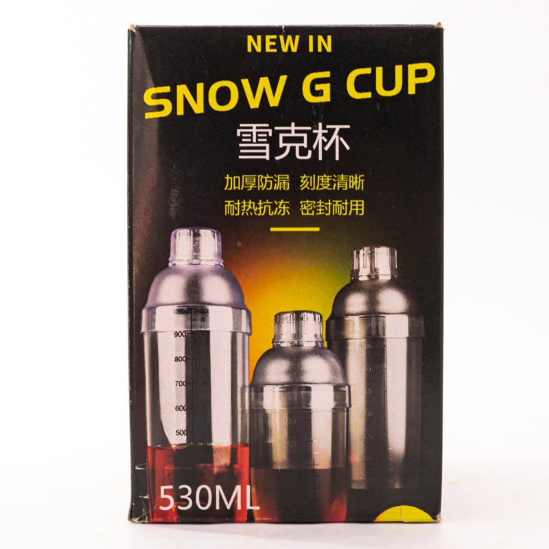 Coctelera de plástico para tragos 500ml
