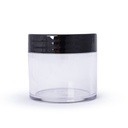 Frasco transparente con tapa 30 gramos