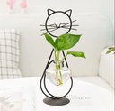 Porta planta diseño de gato