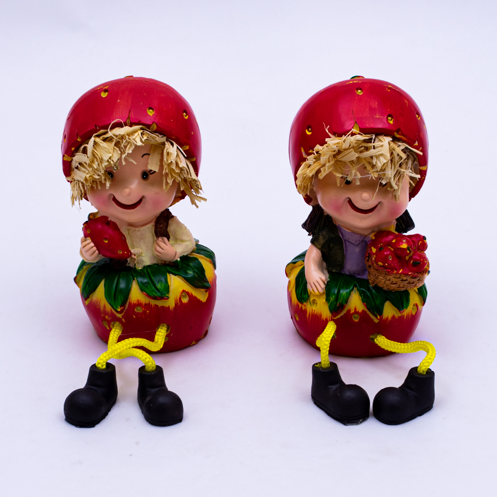 Chiche muñeca forma fruta 2pcs