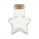 Frasco de vidrio Forma estrella 7.5*5.5cm