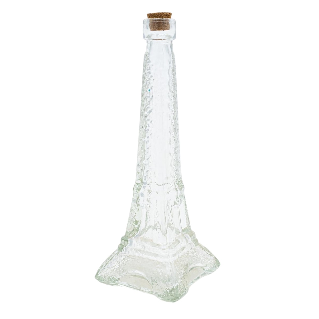 Botella de vidrio torre Eiffel para souvenirs 15.5*6cm