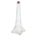 Botella de vidrio torre Eiffel para souvenirs 15.5*6cm