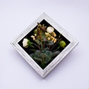 Cuadro con flor 20*20cm