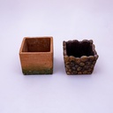 Plantera de cerámica diseño rustico