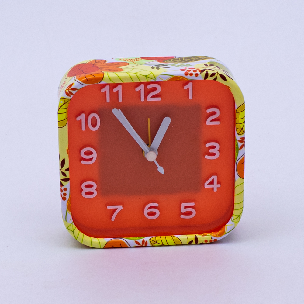 Reloj despertador estampado