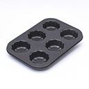Bandeja de metal 6 moldes