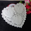 Papel para bocadito forma corazon 36PC