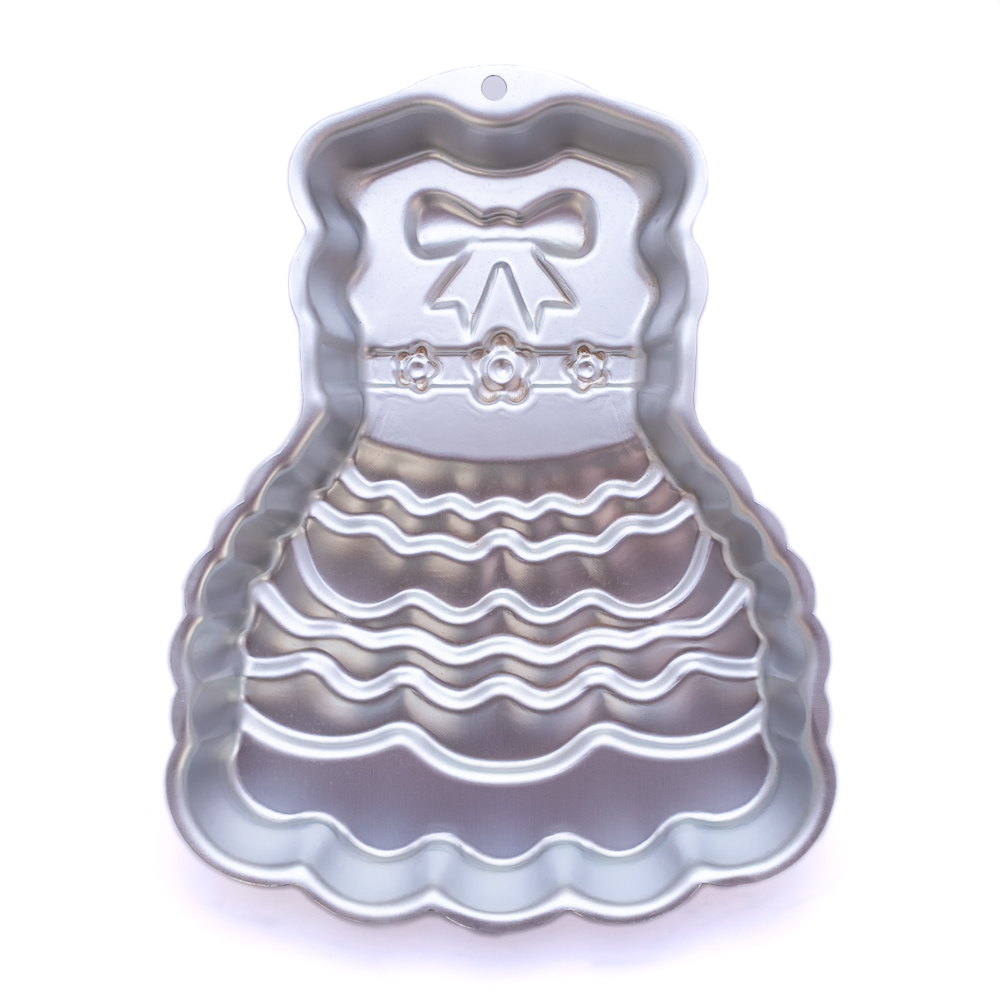 Molde para torta diseño vestido