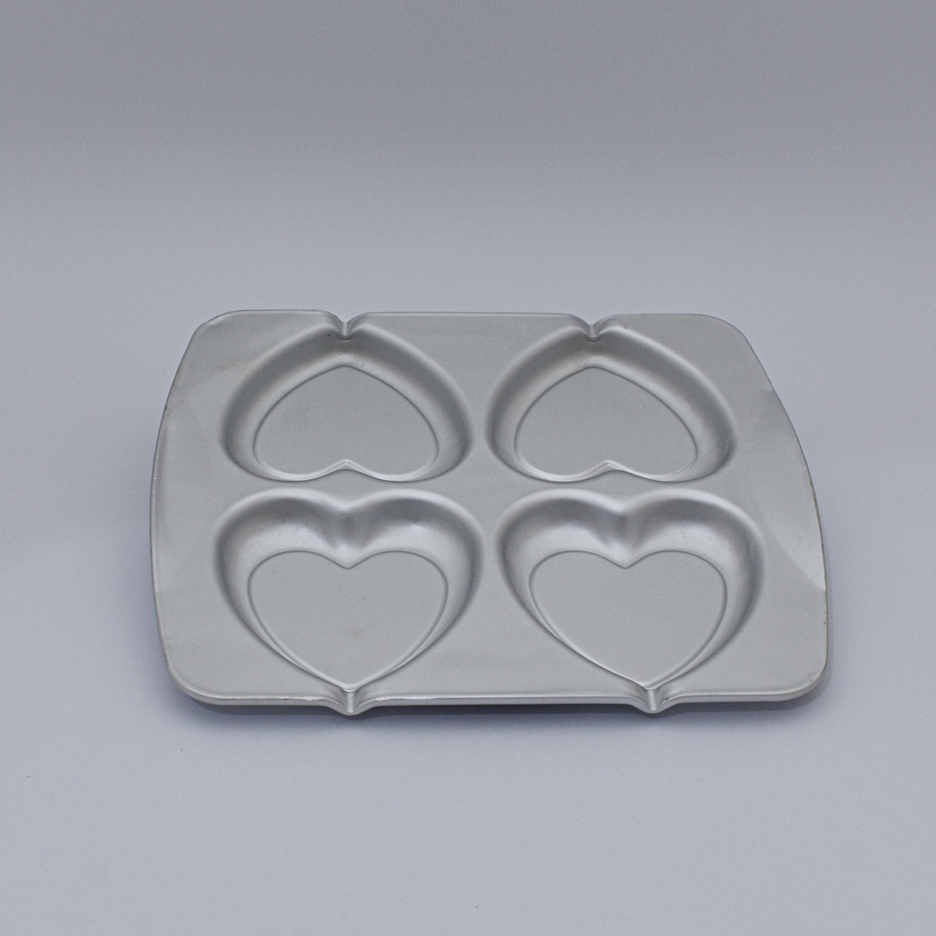 Bandeja con molde de corazón
