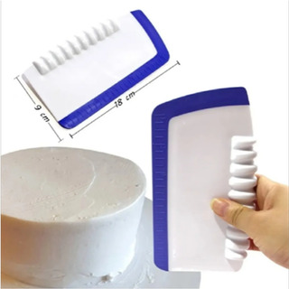 Espátula de plástico con medida para repostería