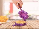 Molde para empanada de diseño flor