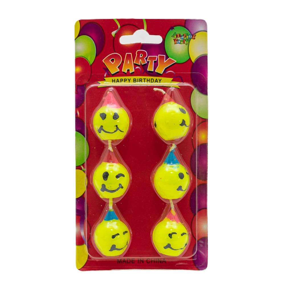 Vela de cumpleaños emoticón