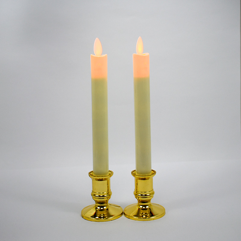 Vela artificial con luz led calido